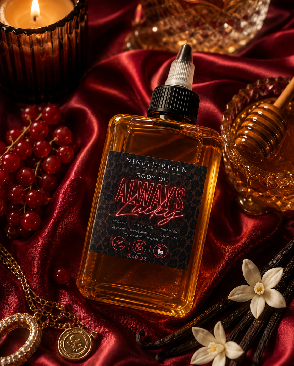 Body Oil-Sugar & Silk Collection