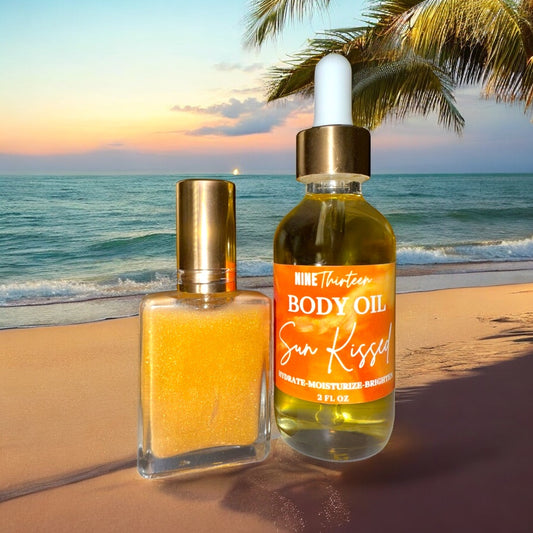Body Oil/Glitter Spray-Sun Kissed☀️✨