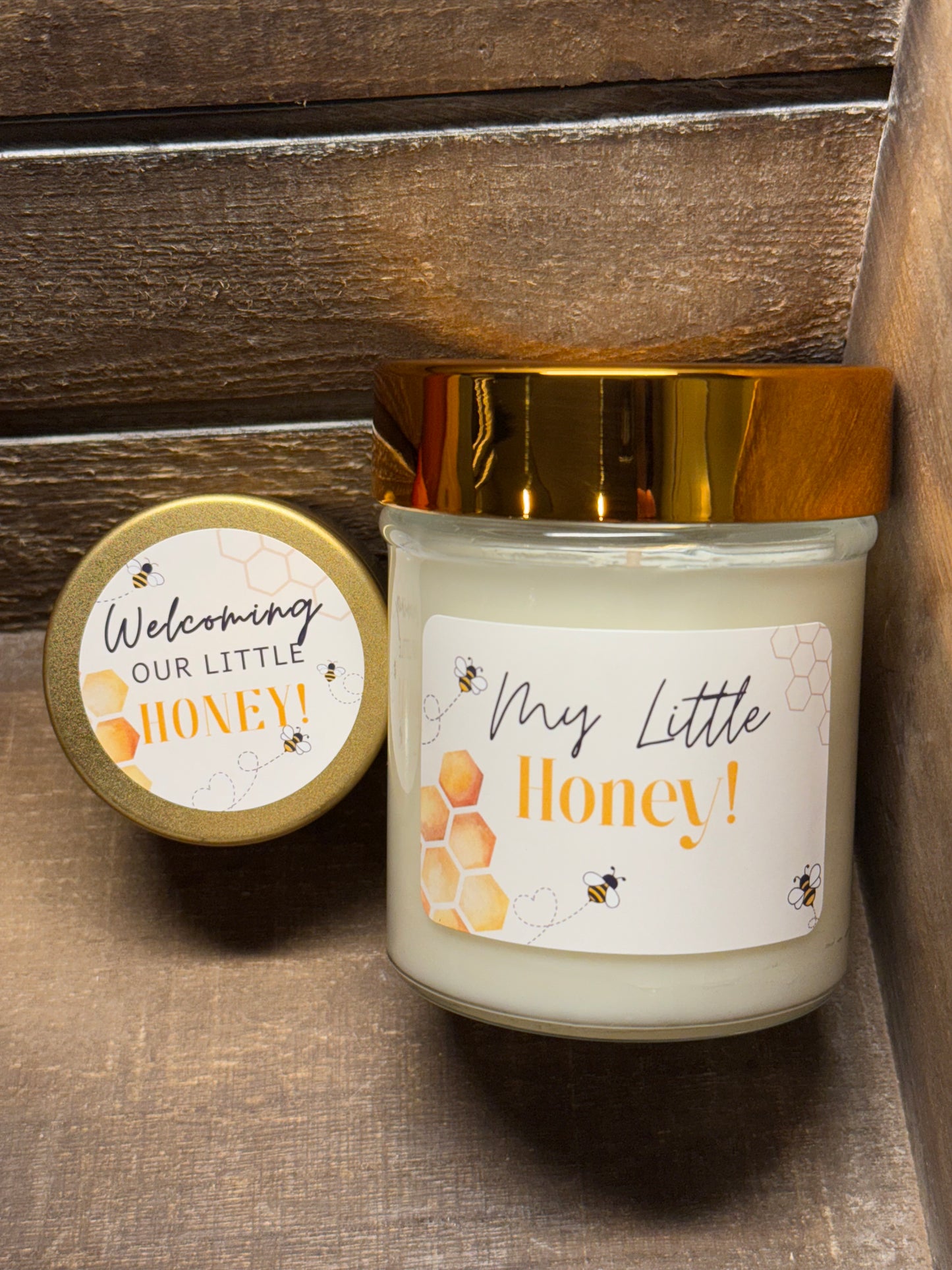 Baby Shower Custom Candles