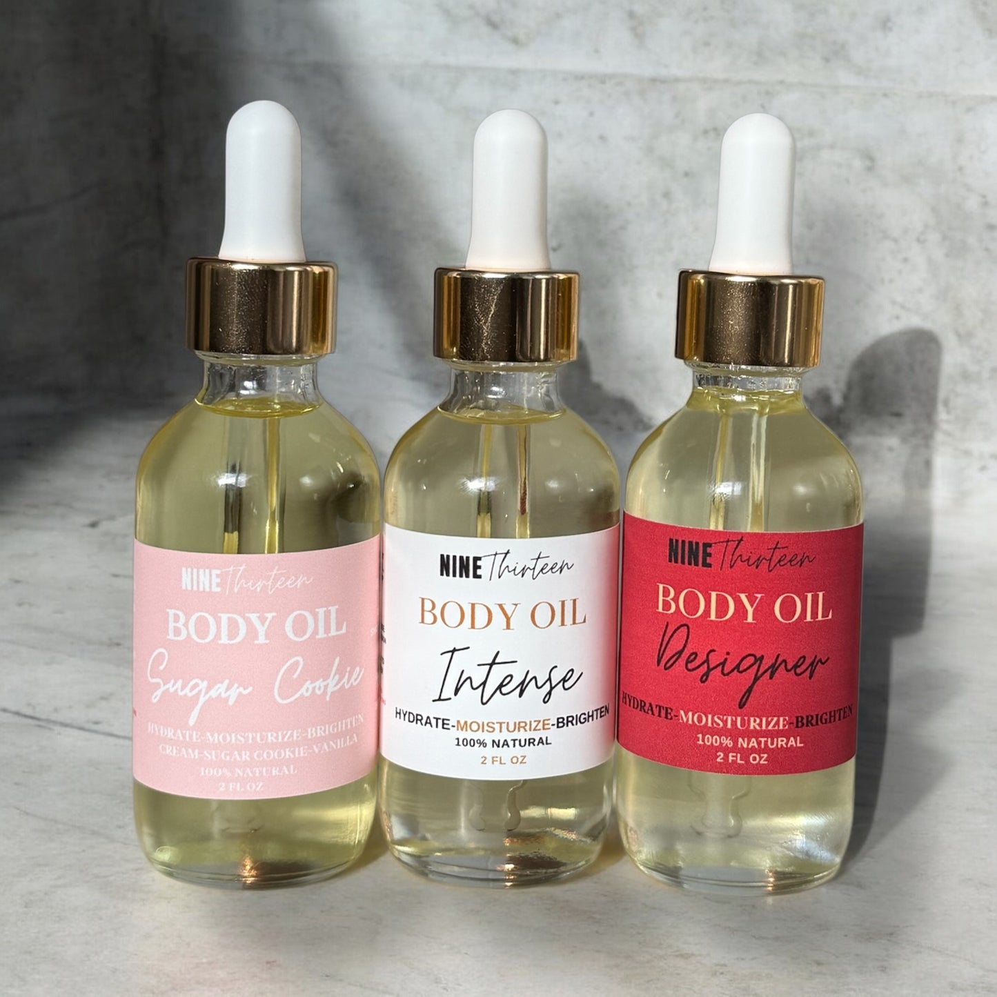 Body Oil- Intense,Designer,Sugar Cookie