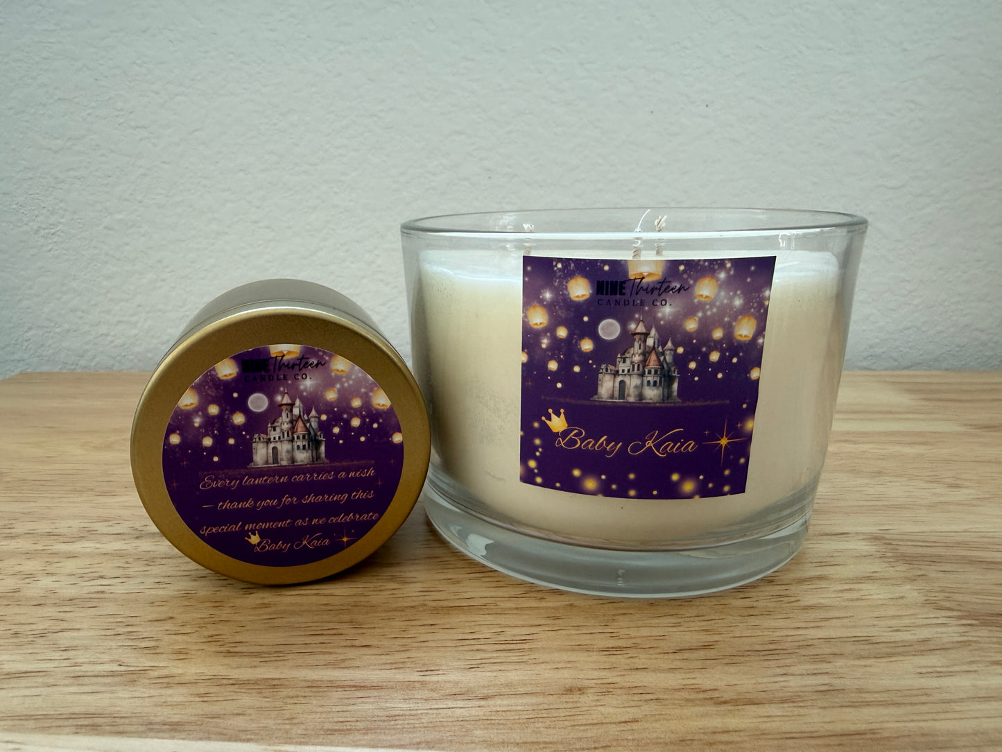 Baby Shower Custom Candles (view pictures of other orders) - please check out, with all your information and we will email you to start the order.