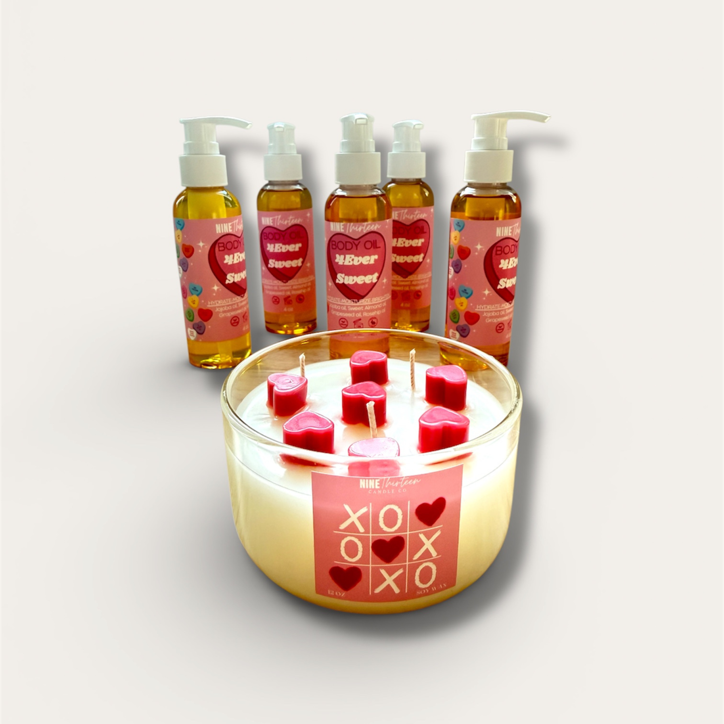 -Valentine’s Day Candle and Body Oil